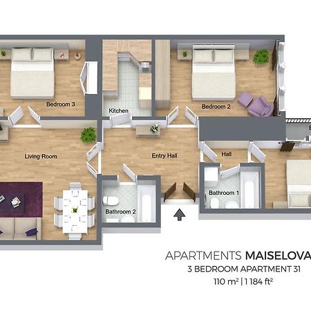 פראג Maiselova 5 Apartment מראה חיצוני תמונה